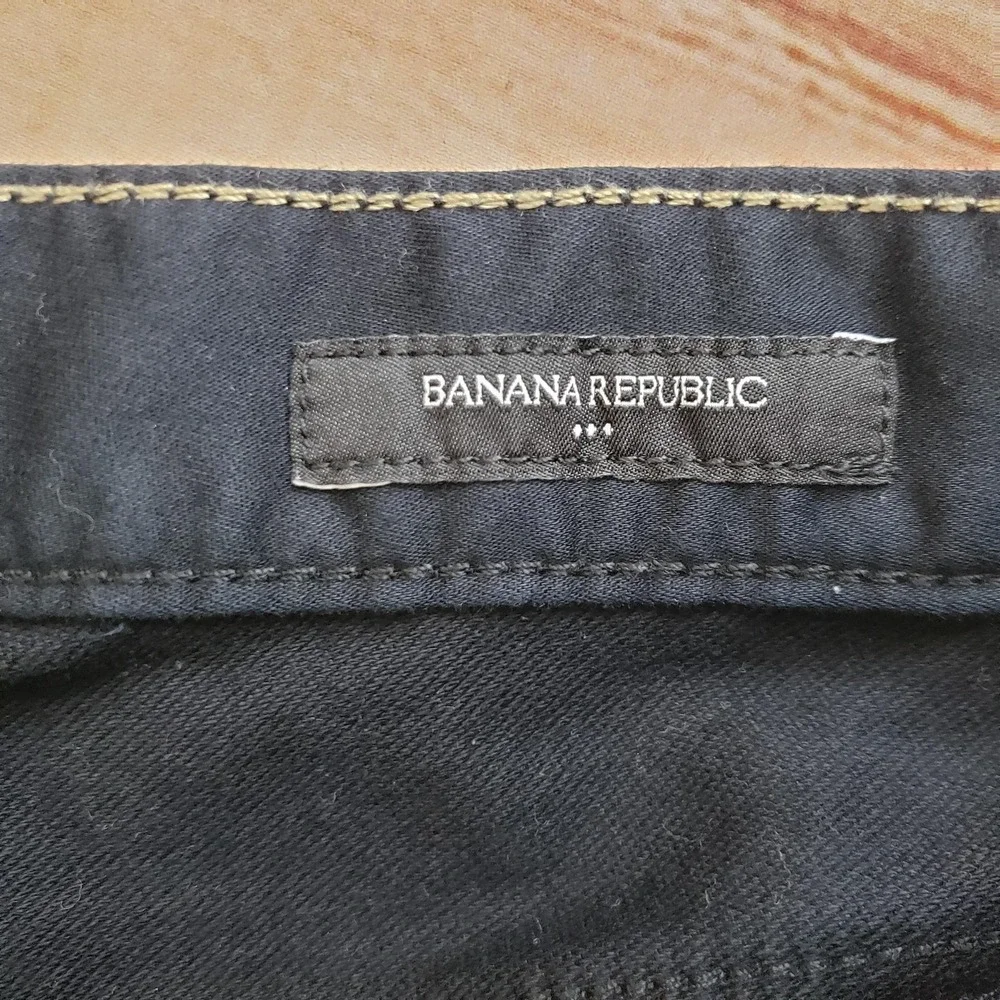 Banana Republic‎ Pants Mens 36x34 Black Travel Jean Athletic Fit Chino Stretch